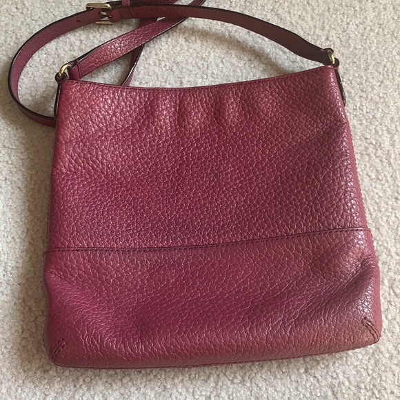 Kate Spade Purple Leather Crossbody Purse - Picture 7 of 7